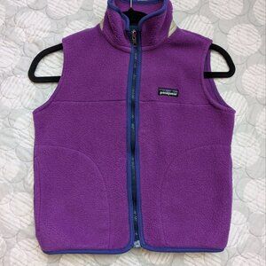 Patagonia Kids Fleece Vest - Size 8 Purple